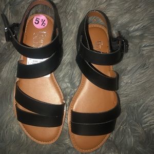 Black sandals